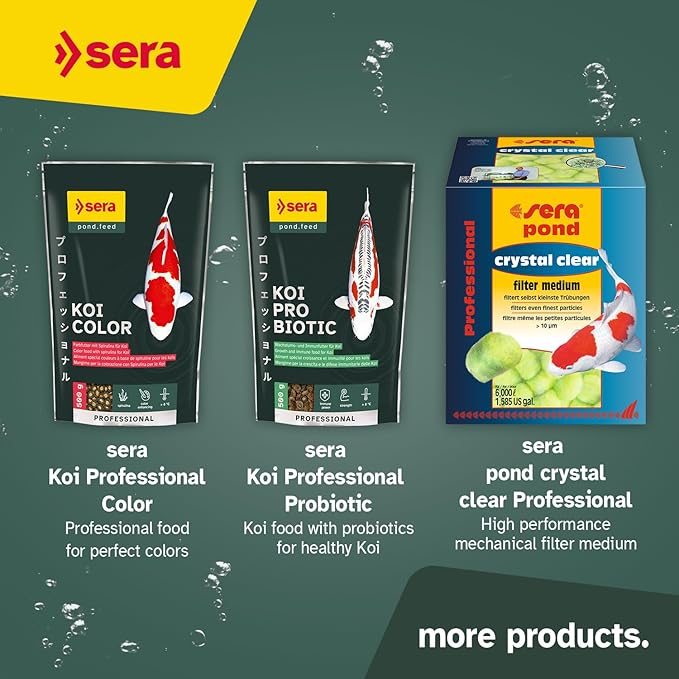 Sera Koi Professional Summer 15.43lb | Energizing for Warm Seasons | Optimal Growth & Strong Immune System | Rich in Vitamins, Minerals, Proteins | for Water Temperatures Above 63°F