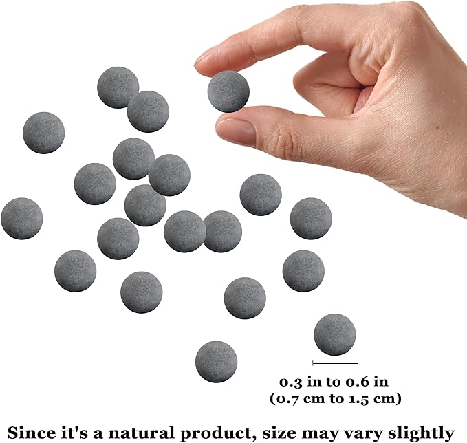SunGrow Water Conditioner Balls for Betta, 0.5”, Tropical Fish Tank Decorations with Over 30 Beneficial Elements, Aquarium Water Enhancers, 20 Balls per Pack