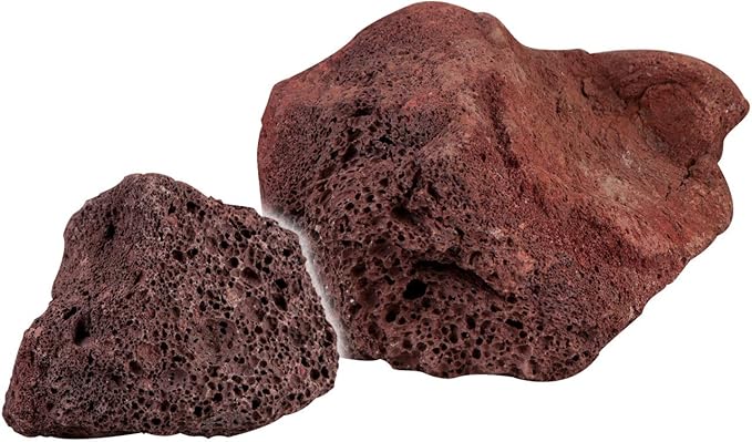 sera Rock Red Lava L 16-23 cm - Dark Red Lava Stone with Porous Surface