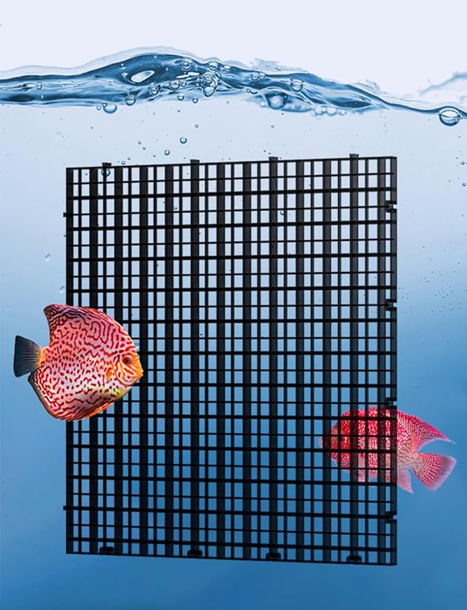 10 Pack Clear Aquarium Lid with Clips, Fish Tank Top Cover for Aquariums & Breeder Tanks, 30x30cm Transparent Fish Tank Hood, Durable and Easy to Install
