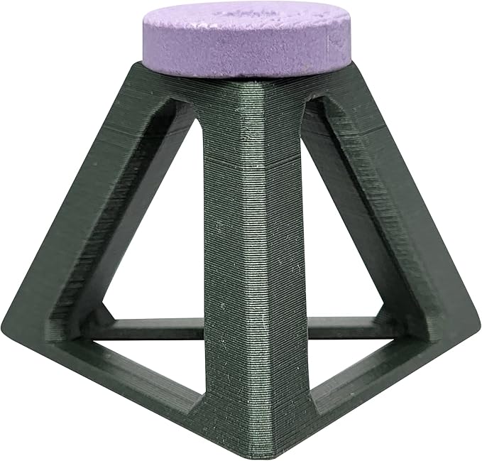 Coral Frag Holders - Pyramid Shaped Plug Stand (Green)