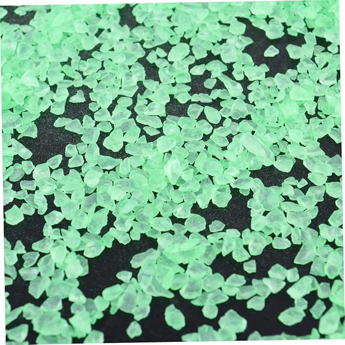 PRETYZOOM 2pcs Glass Sand for Crafts Coarse Sand for Fish Tank Decorative Micro Landscape
