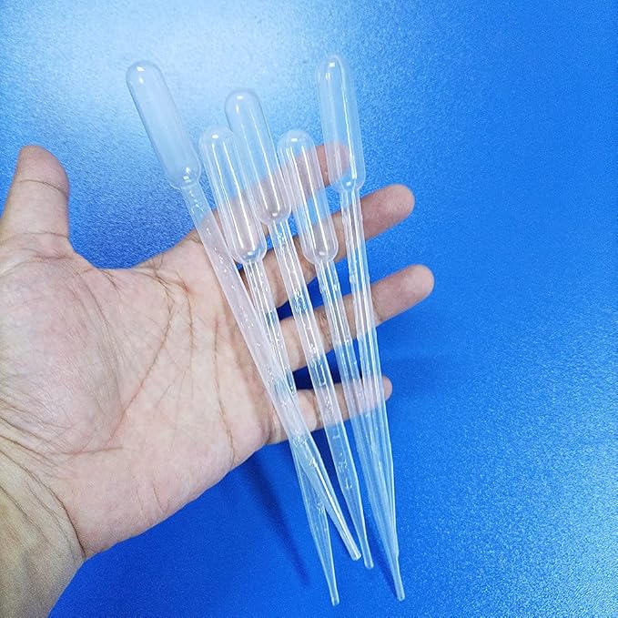 5 Pack Aquarium Test Dropper 5ml (Length 8.4'') Coral Feeder Mini Fish Bowl Fish Feces Transfer Pipettes