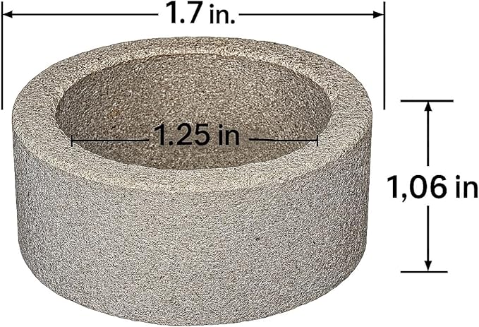Awesome Aquatic Aquarium Plant Weights Ceramic Ring 6 Pack Non Lead Plants Anchor Pot Anti Floating Fix Live Plant Holder No Lead (6 Pack Rings)