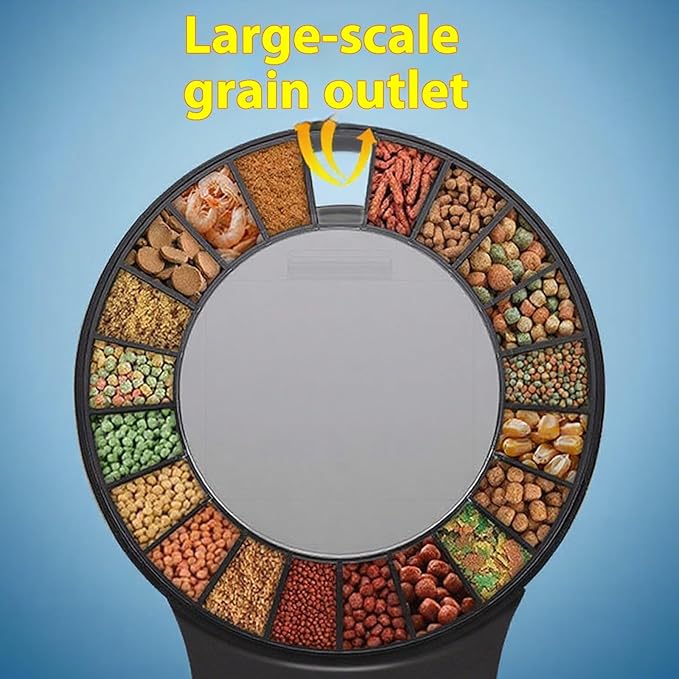 Automatic Fish Feeder for Aquarium Dispenser Fishtank Timing Feed Large Capacity