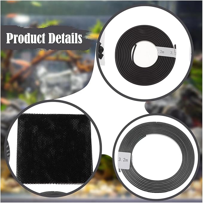 DIY Mesh Aquarium Screen Top Cover, Fish Tank Lid Replacement, Clear Netting Hood for Freshwater & Saltwater Aquarium Tanks(50cmx90cm)