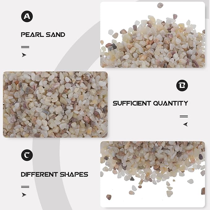 Homoyoyo 1set Artificial Sand Stones for Fish Tank Decoration Polished Gravel Bulk Aquarium Rocks and Decorative Fillers for Aquatic Environments