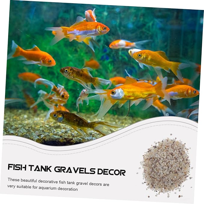 LIFKOME Fish Tank Rocks Gravel Substrate for Planted Aquarium Live Sand for Saltwater Tank