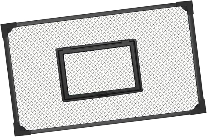 Baoblaze Tank Screen Self Assembly Anti Jumping Net Cover DIY Aquarium Lid Net Easy to Set up Accessories, 60x30cm