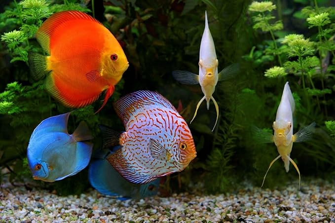 30% Spirulina Premium Flakes for African Cichlids, All Central and South American Cichlids, Koi, Pond Fish, All Community Tropical Fish...WL 2oz Sm Jar