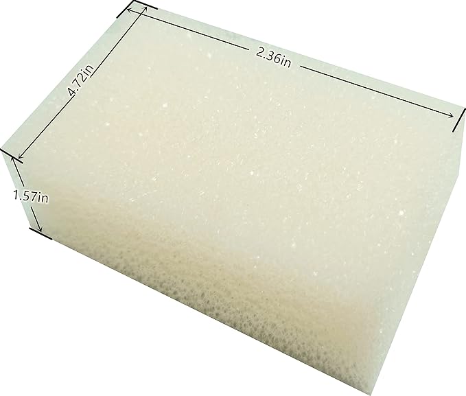 Foam Filter Pads Fit for Aqua Clear 50/200 AquaClear 50-Gallon (Pack of 12)