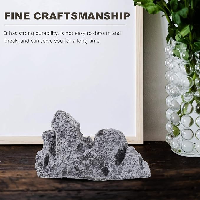 Zerodeko Miniature Rockery Decor Micro Landscape Sand Table Ornament for Fish Tank and Office Material Decorative Bonsai Adornment