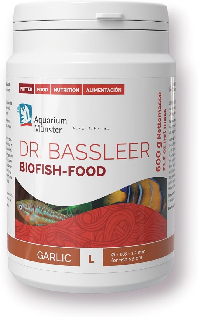 Bassleer Garlic Fish Food (Lrg, 600g)