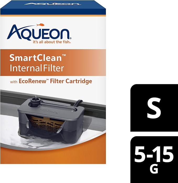 Aqueon QuietFlow Internal Filter with SmartClean Technology, Small