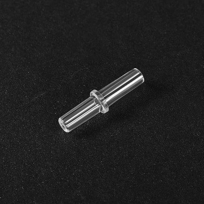 uxcell Aquarium Air Valve Connector Plastic Inline Tubing Straight Valves for 4mm Fish Tank Pond Air Line 20pcs