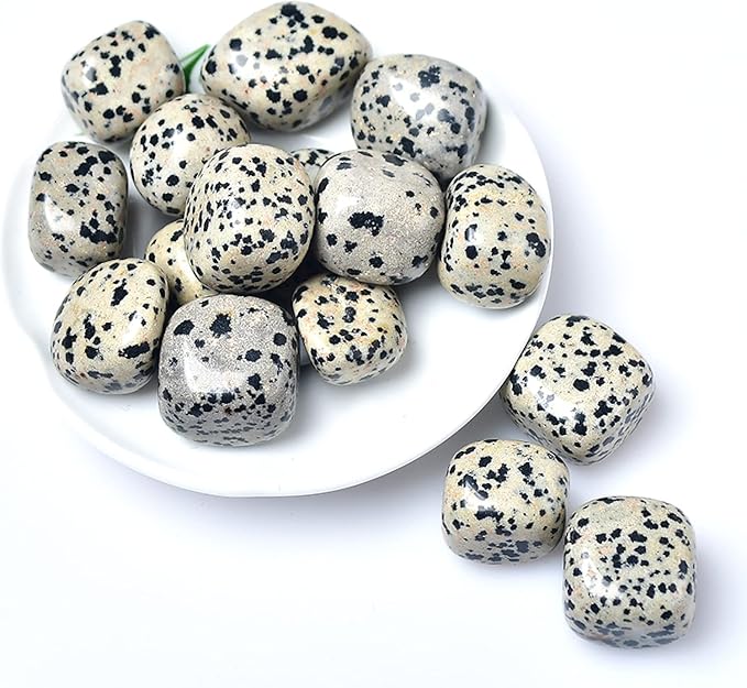 Natural Crystal Gravel Specimen Square Polished Aquarium Fish Tank Home Decoration,Leopard Spots,100g