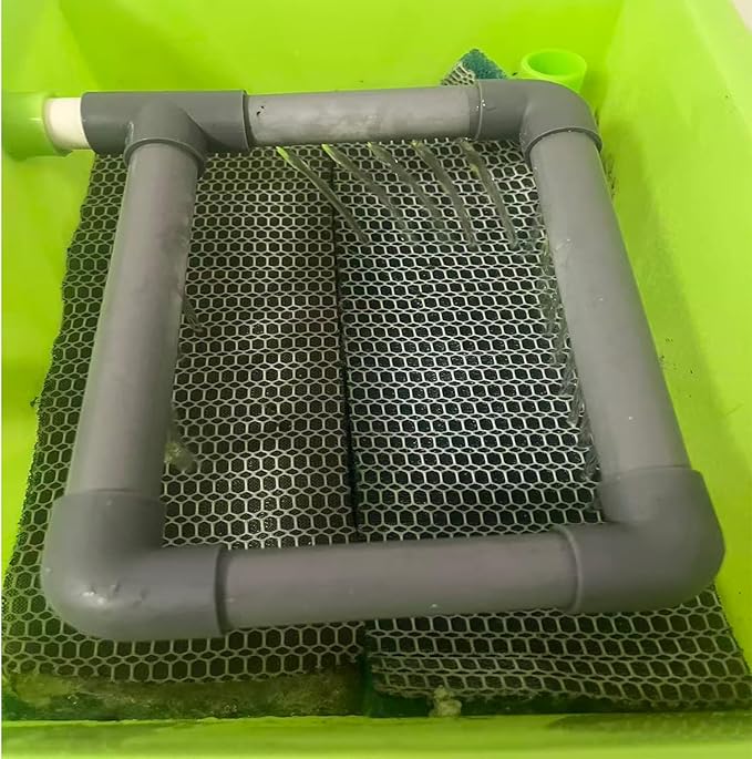 8-Layer Aquarium Filter Media Pad (39"x4.8"x0.8") - Premium Sponge Filter for Fish Tank, Pond & Aquarium, Cuttable & Washable Filter Floss for Crystal Clear Water+ PH Test Strips + AQ Thermometer