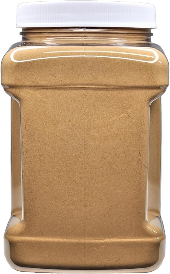 Golden Pearls 5-50 Microns, Powder for New Fry, Babies of Shrimp, Axolotls, Discus, Cichlids, Catfish, Tetras, Angel Fish, Guppies, Bettas, Goldfish, Corals, Reefs…2-lb Med Jar