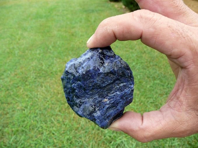 Fantasia Materials: 3 lbs Sodalite Rough Stones from Brazil