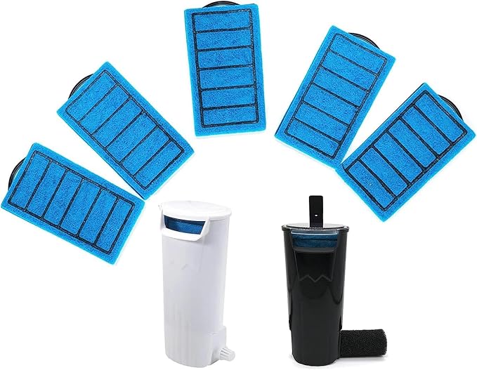 Turtle/Reptiles/Amphibian Waterfall Filter Replacement Cartridges 5Pcs