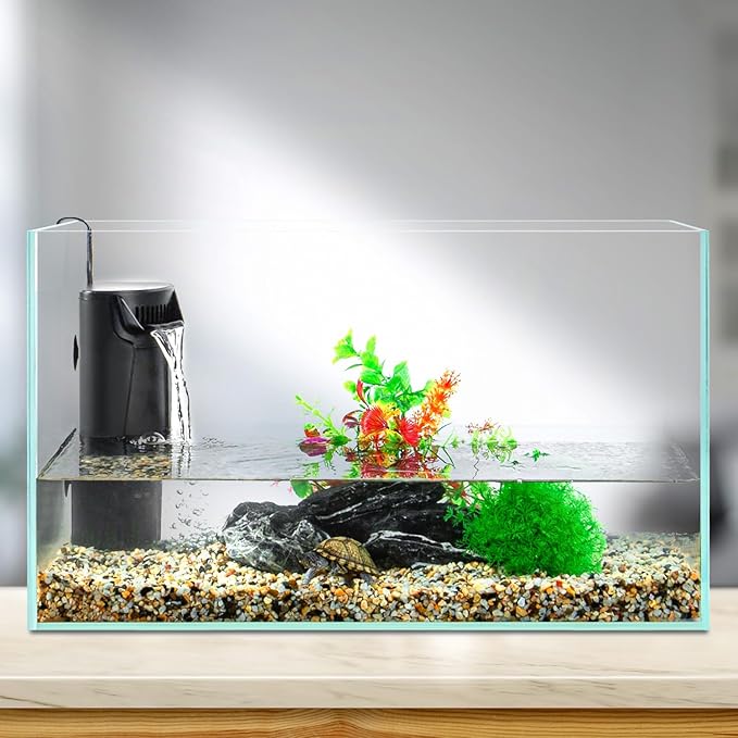 ReptiZoo Replacement Filter Cartridge for Turtle Tank, 3-Pack Internal Filter Accessories for GLB08