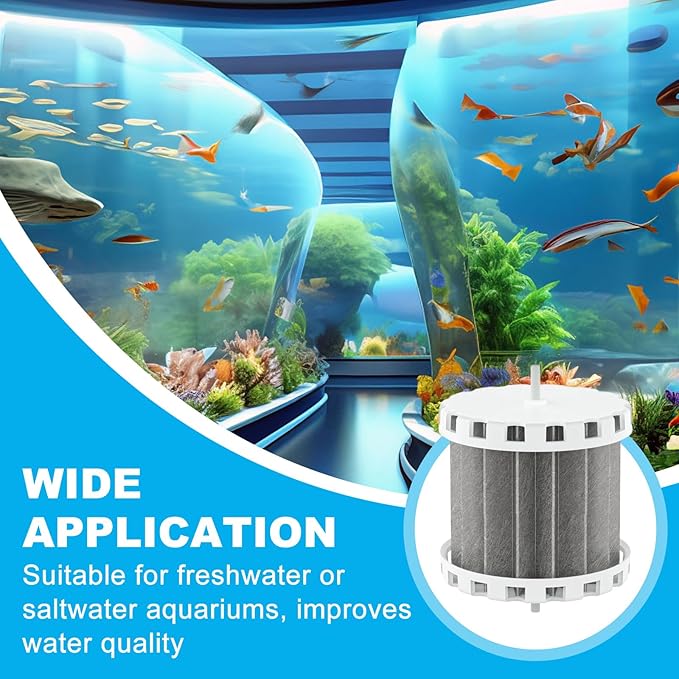 kingsea PRBW100B Biowheel Aquarium Filters Compatible with Penguin 100 100b Power Filters Aquarium Filter Replacement Parts, 1PC