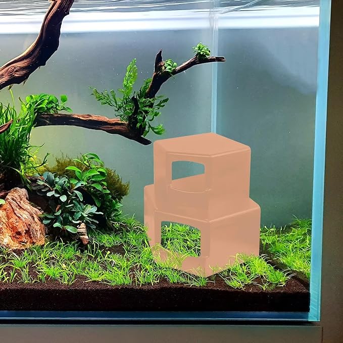 Natural Shrimp Cave for Aquarium – Safe Fish Tank Decor, Breeding Hideout for Freshwater Shrimp, Cichlids & Small Fish