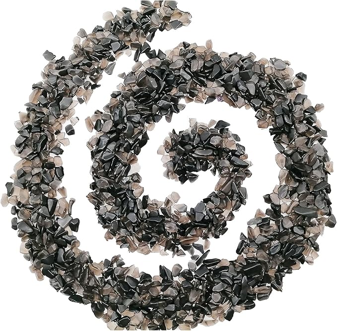 335g Assorted Tea Quartz Crystals Rocks Tea Crushed Crystal Quartz Tumbled Rocks and Crystals