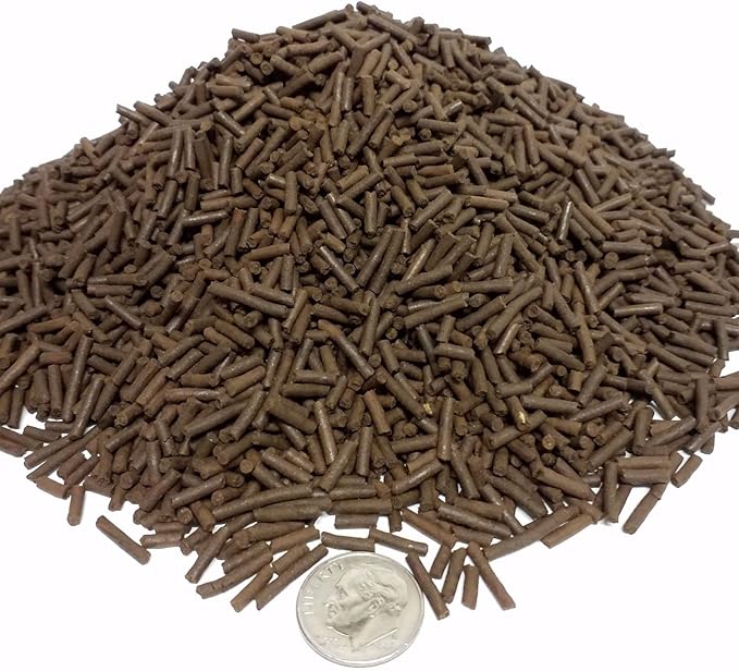 6-Type Multi Worm 3/64" x 1/4" Sinking Micro Sticks for Cichlids, Discus, Plecos, Catfish, Shrimp, Crabs, All Community Tropical Fish...1/8-lb