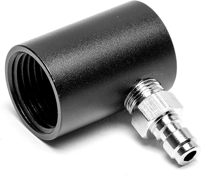 SubstrateSource CGA 320 Fill Adapter - Paintball Air Tank Refill CGA-320 Adapter to Paintball G1/2-14 CO2 Tanks - 1 Pc