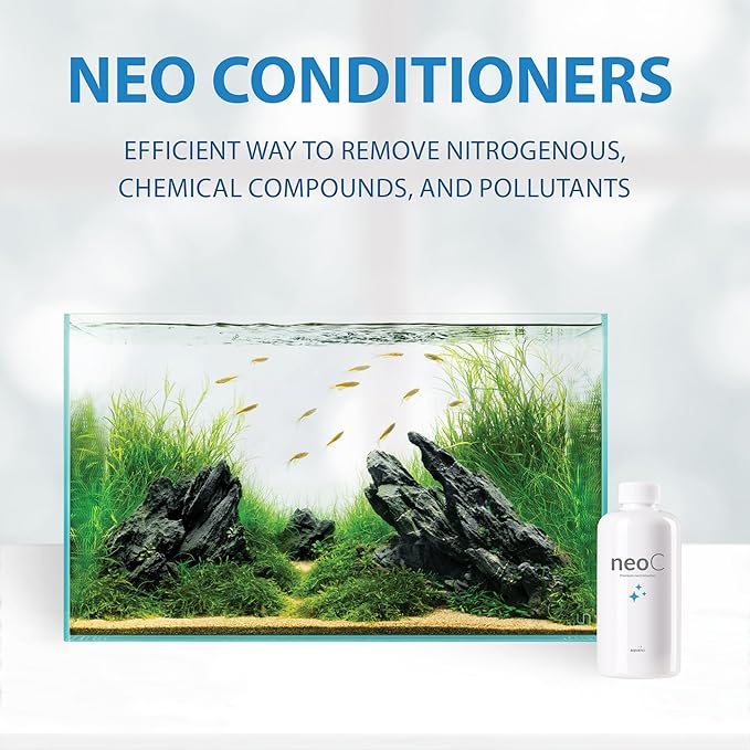 Aquario Neo C – Ammonia Neutralizer for Fish Tank and Chlorine Remover, Liquid Conditioner for Freshwater Fish Tank - Water Conditioner for Aquarium Tank - 300ml