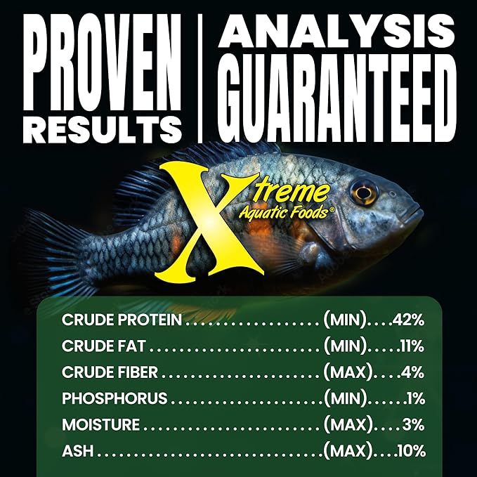 Xtreme Spirulina Flakes - Balanced Herbivorous Diet for Tropical and Marine Fish, Enhanced Health, Vibrant Colors - USA Farm Grown - Ideal for Cichlids, Barbs, Tetras and Guppies (2oz)