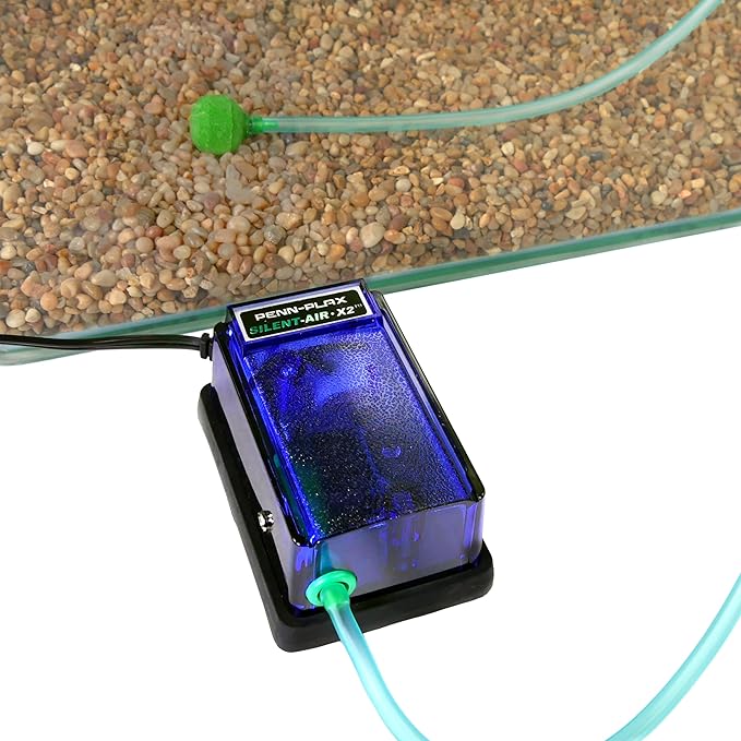 Penn-Plax Silent-Air Aquarium Air Pump - 20 Gal
