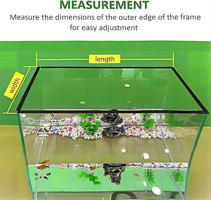 Magnetic Fish Tank lid Cover Keep Fish from Jumping Out