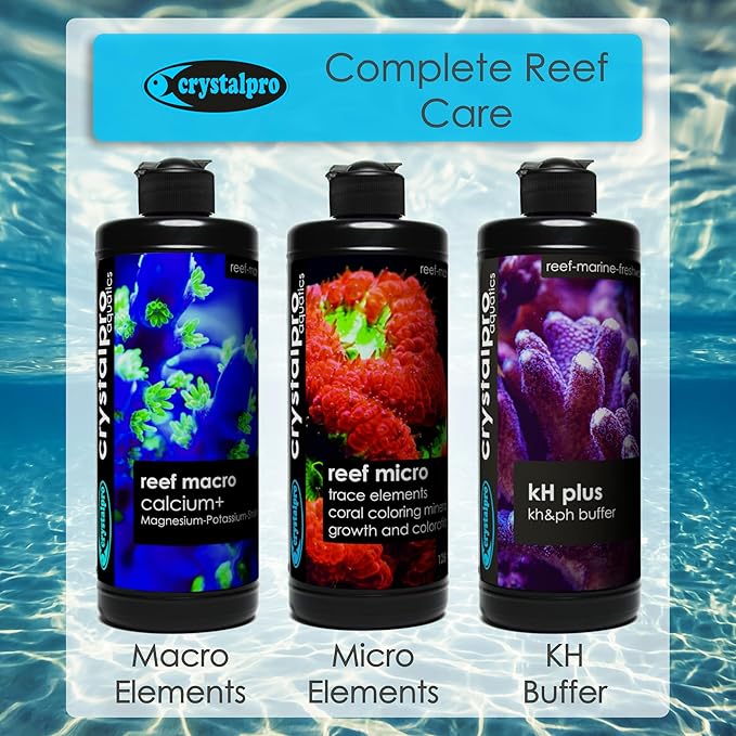 Crystalpro KH Plus - Carbonate kH and pH Buffer 16.9 Oz
