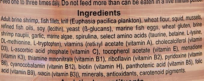 Ocean Nutrition Brine Plus Flake Frozen Food, 1.2 oz