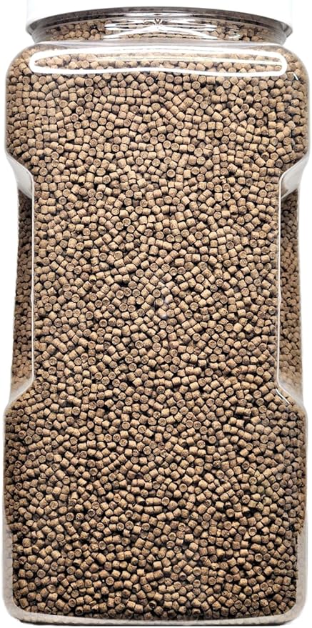 40% Protein 3mm Sinking Pellets for Axolotl, Shrimp, Snails, Crabs, Catfish, Plecos for All Tropical Fish by Zeigler…5-lb Lg Jar