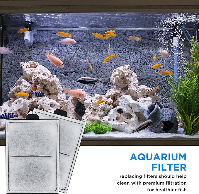 HiTauing 12 Packs PF-S Filter Cartridge for PF10 Power Filters, ONLY fit to Model PF10 Power Filters