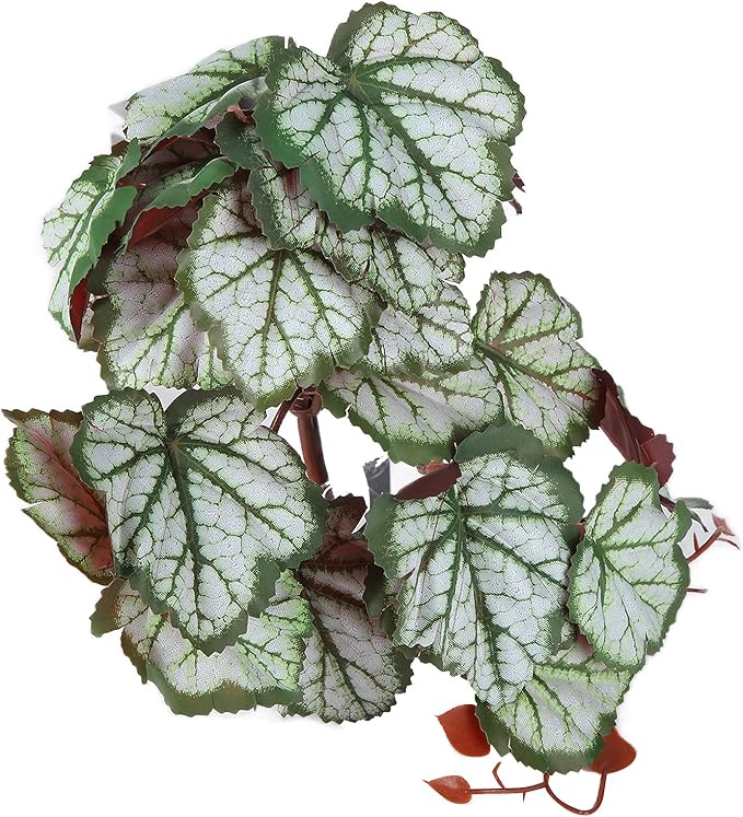 2PCS Artificial Water Plant,Simulation Vine,Lifelike Plastic Leaves Decoration with Suction Cup,Plastic Plant Aquatic Water Grass Decor for Fish Tank (Where Root Leaves)