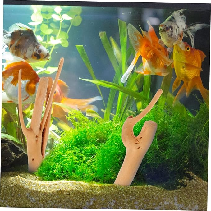 Abaodam 10Pcs Assorted Driftwood Branches for Aquarium Decor Natural Decoration for Fish Tank for Betta Fish Tanks and Reptile Habitats