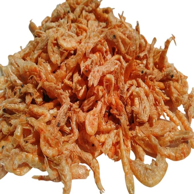 Artic Krill- Freeze Dried Krill for Oscars, Arowana, Lg Cichlids, Monster Fish, Marines, Koi, Land & Aquatic Turtles, Even Cats. Contains Color Enhancing Astaxanthin - 1/4-lb