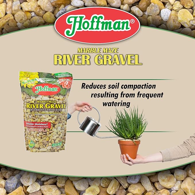 Hoffman 14202 Marble Maze River Gravel, 2 Quarts