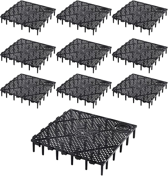 10 Pcs Aquarium Filter Bottom Tray Grid Aquarium Fish Tank Divider Premium Aquarium Filter Plate for Tank Bottom - Efficient Sand Gravel Board