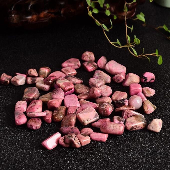 50/100g Natural Stones Gravel Crystals Chip Quartz Minerals Tumbled Agates Specimen Home Aquarium Decor,Rosy Quartz,50g
