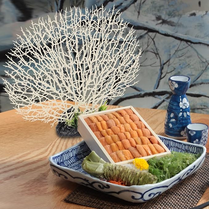 UPKOCH Simulated Coral Decoration 11.81X9.84X1.96 Inch Artificial Coral Ornament Sea Themed Decor for Aquarium and Sushi Plate Display