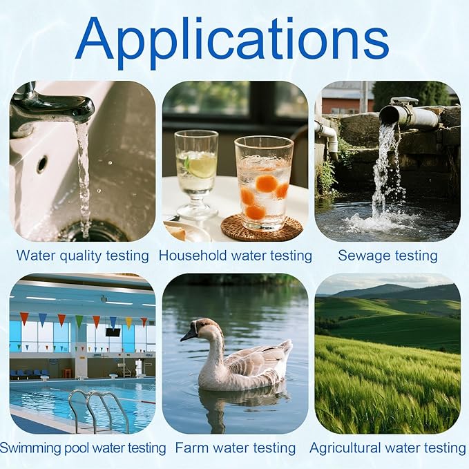 4-in-1 Digital Water Quality Tester, 2025 New Aquarium Fish Tank TDS & EC Meter Test Strips Pond Testing Device for Drinking Water Home Office Restaurant, Fast & Accurate