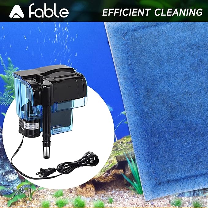 A Fable Aquarium Filter Cartridge Replacement for AquaTech EZ-Change #2 Aquarium Filter, for No.2 Cartridge, for marineland Filter b, Compatible with AquaTech 10-20 Gallon Power Filters (12 Pack)
