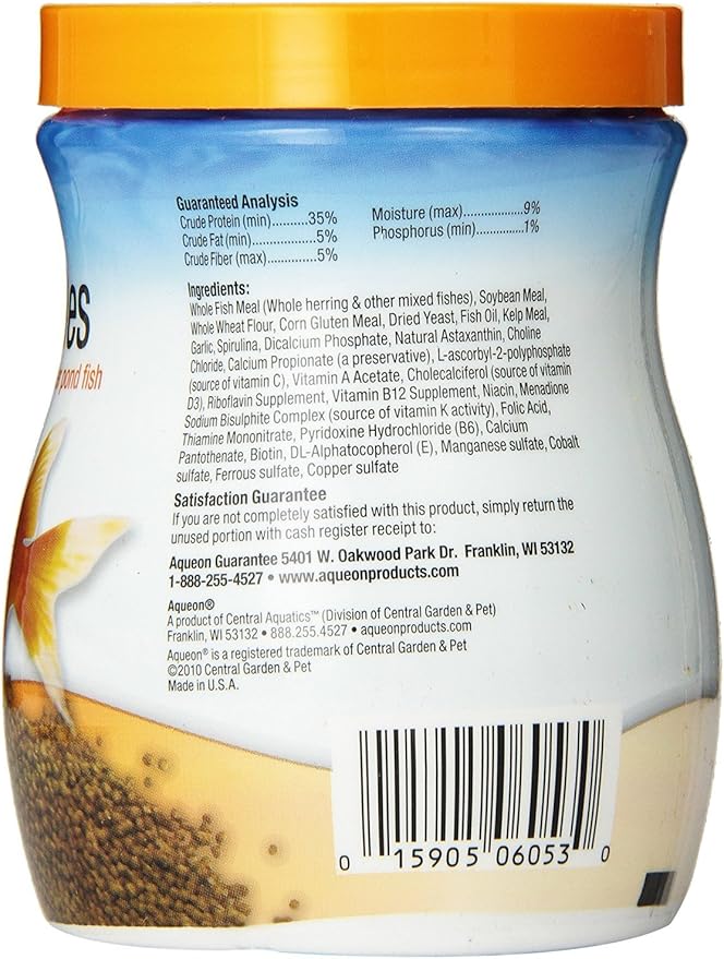 Aqueon (3 Pack) Goldfish Granules, 5.8-Ounce Each
