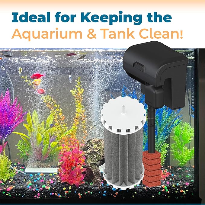 ANTOBLE Bio Wheel Assembly Fish Tank Aquarium Filter Replacement Parts Compatible with Marineland Penguin 200 200B 350 350B Bio-Wheel Power Filters (1 Pack, Replace PRBW2350B)