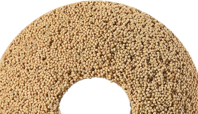 Hipanda Aquarium Filter Media Ceramic Bio Sphere,Quality Biological Rings for Marine and Freshwater Fish Tank (1520g/3.35lb)